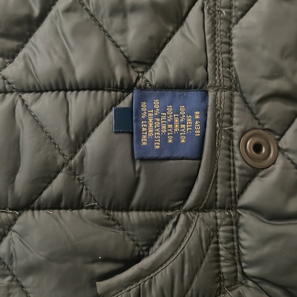Polo by Ralph Lauren Green Quilted Vest - Picture 3 of 5